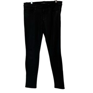 Joe's Jeans size 32 Coated Black Denim Jeans